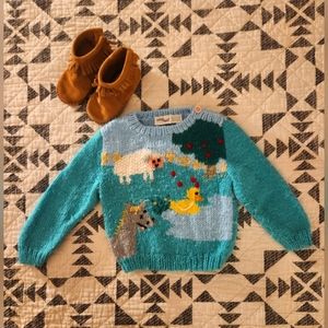 Vintage Barnyard Sweater 24 Mo